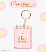 Chaveiro Motivacional Feminino (Lina) - Imagem 3