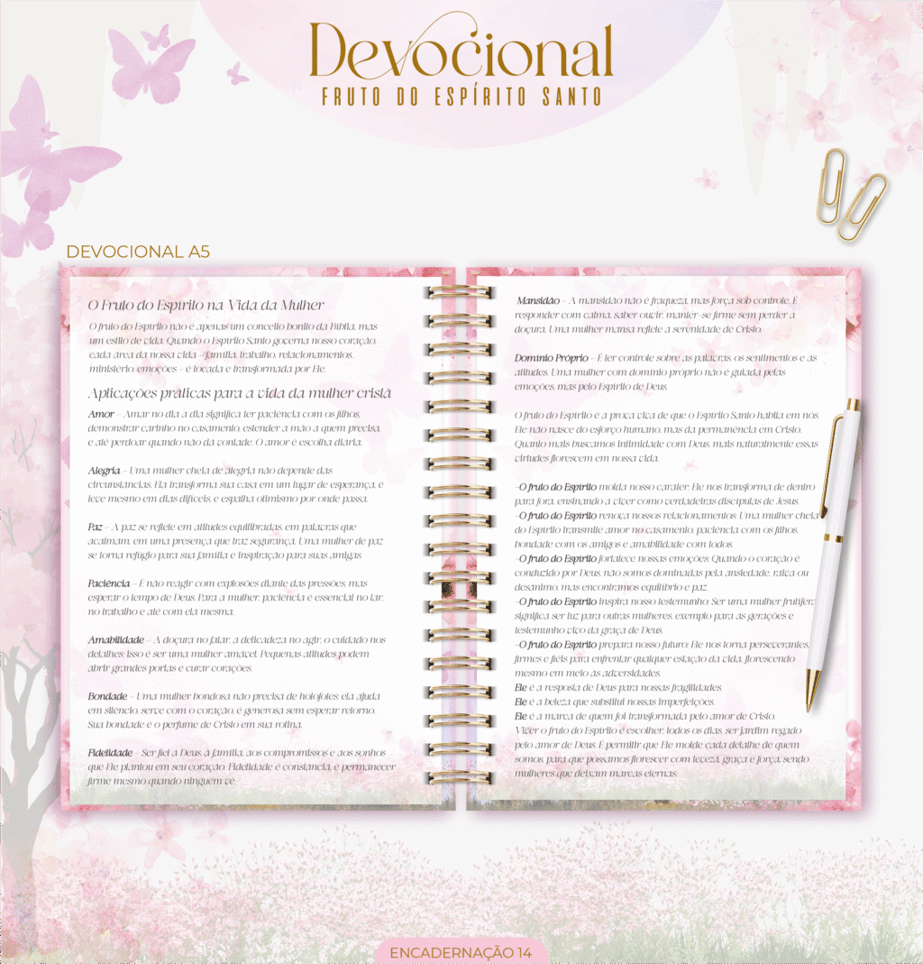 Kit Devocional - Fruto do Espirito Santo (Lina) - Imagem 2
