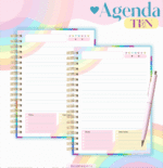 Agenda 2026 - Teen 3 Arco Íris (Lina) - Imagem 2