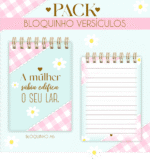 Bloquinhos Versículos (Lina) - Imagem 3