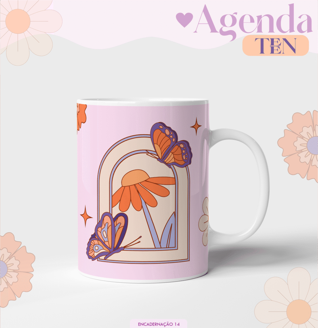 Agenda 2026 - Teen 5 Borboletas (Lina) - Imagem 3