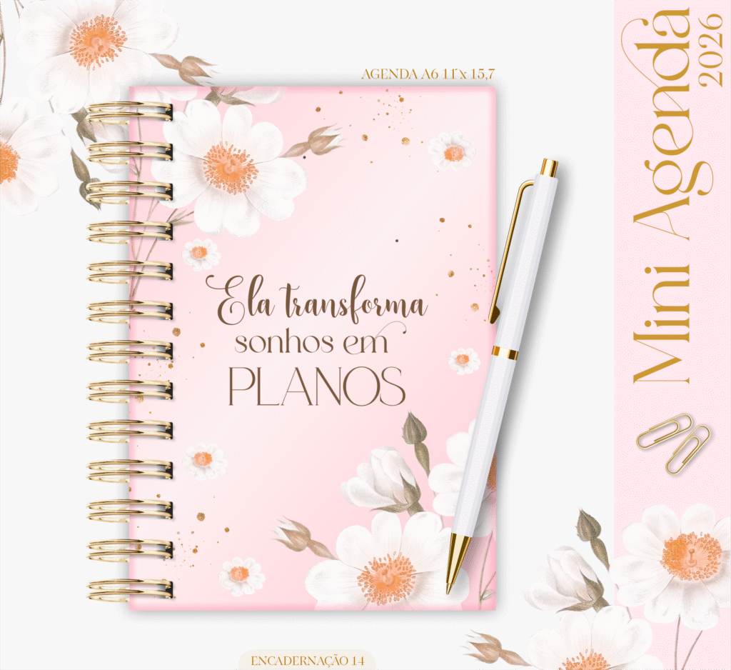 Agenda A6 2026 (Lina) - Imagem 2