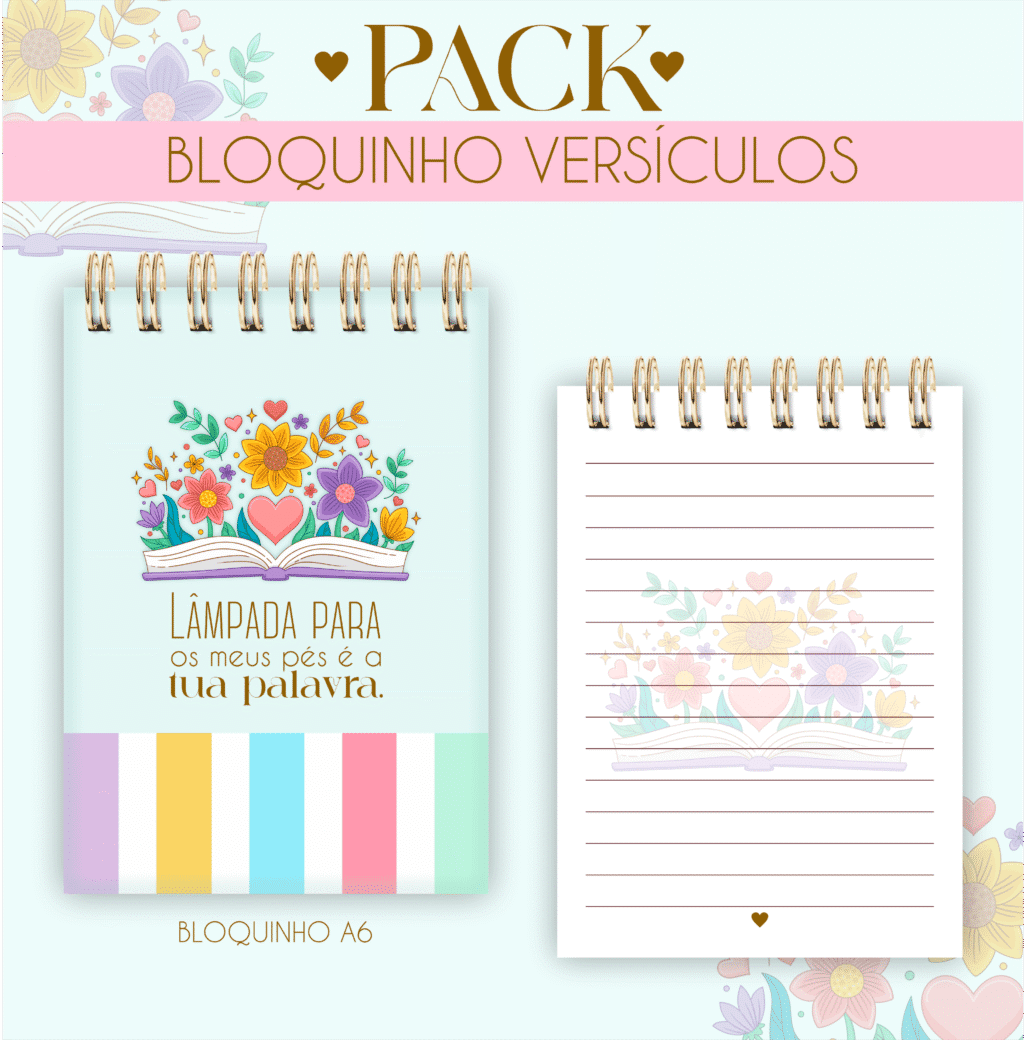 Bloquinhos Versículos (Lina) - Imagem 5