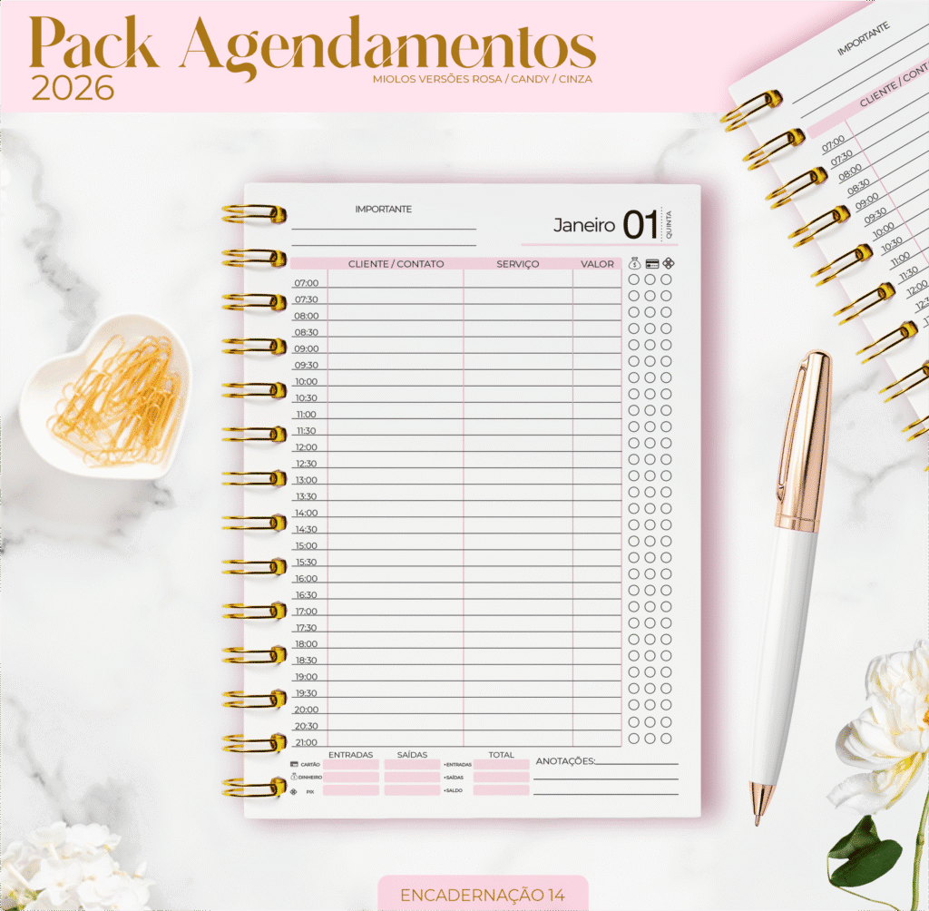 Combo Agendamentos 2026 (Lina) - Imagem 7