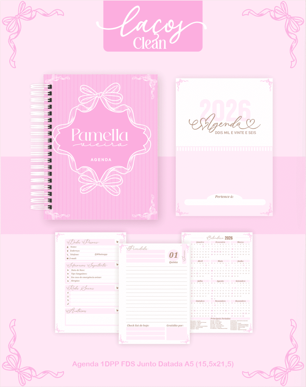 Laços - Agendas | Planners 2026 (Pamella) - Imagem 4