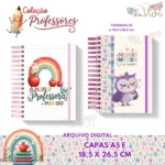 Capas A5 e 18,5 x 26,5 cm Professores
