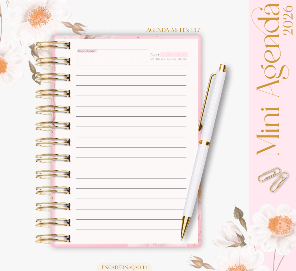 Agenda A6 2026 (Lina) - Imagem 10
