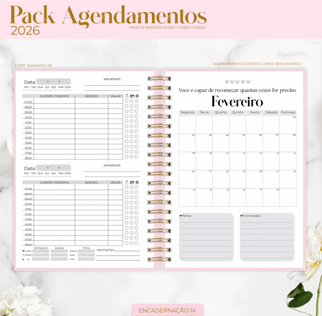 Combo Agendamentos 2026 (Lina) - Imagem 12