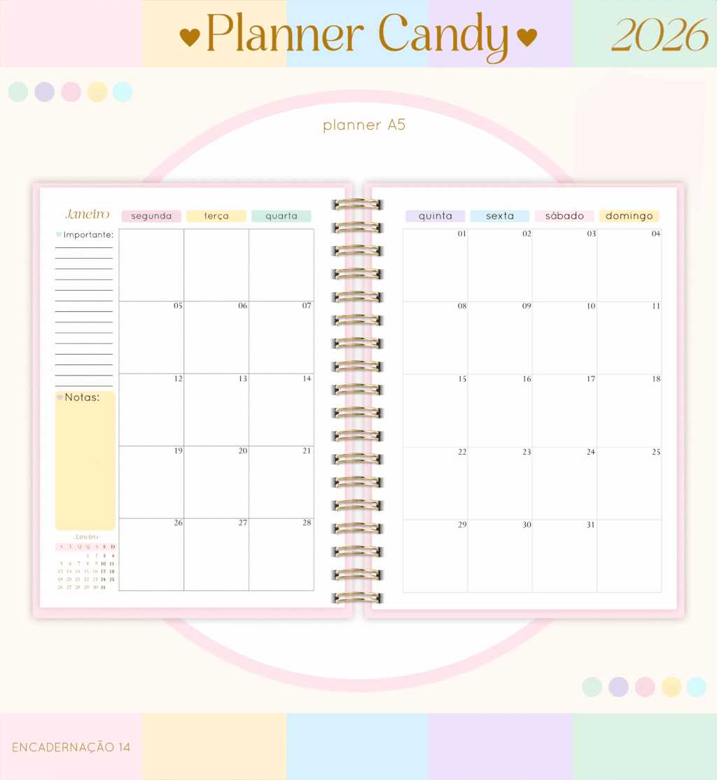 Planner A5 2026 (Lina) - Imagem 12