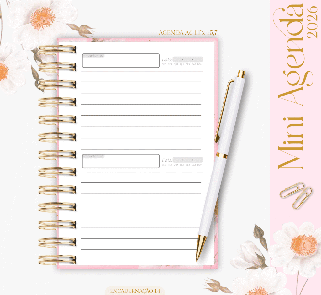 Agenda A6 2026 (Lina) - Imagem 15