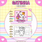 Gatinha - Mini Livro Colorir (Lina)