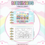Bichinhos Fofos - Mini Livro Colorir (Lina)