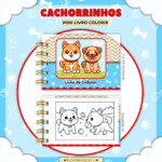 Cachorrinhos - Mini Livro Colorir (Lina)