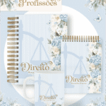 Profissões 2026: Floral Azul (Pamella)