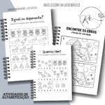 Kit Caderno com Atividades de Alfabetização Escolar – Feminino e Masculino (Re Castori) - Imagem 6