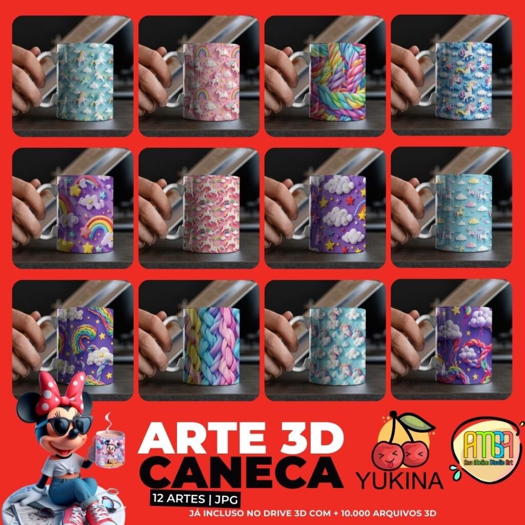 3D - Artes para Caneca - Imagem 2