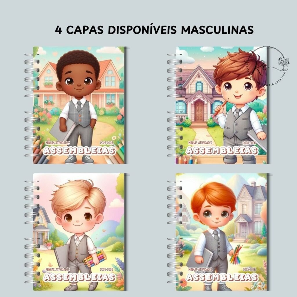 Kit Caderno Infantil Atividades Assembleias 2025 |2026 (Re Castori) - Imagem 7