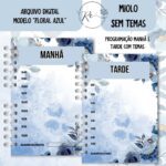 Caderno Assembeia de Circuito 2025/2026 – FLORAL AZUL S/TEMA (Re Castori) - Imagem 6