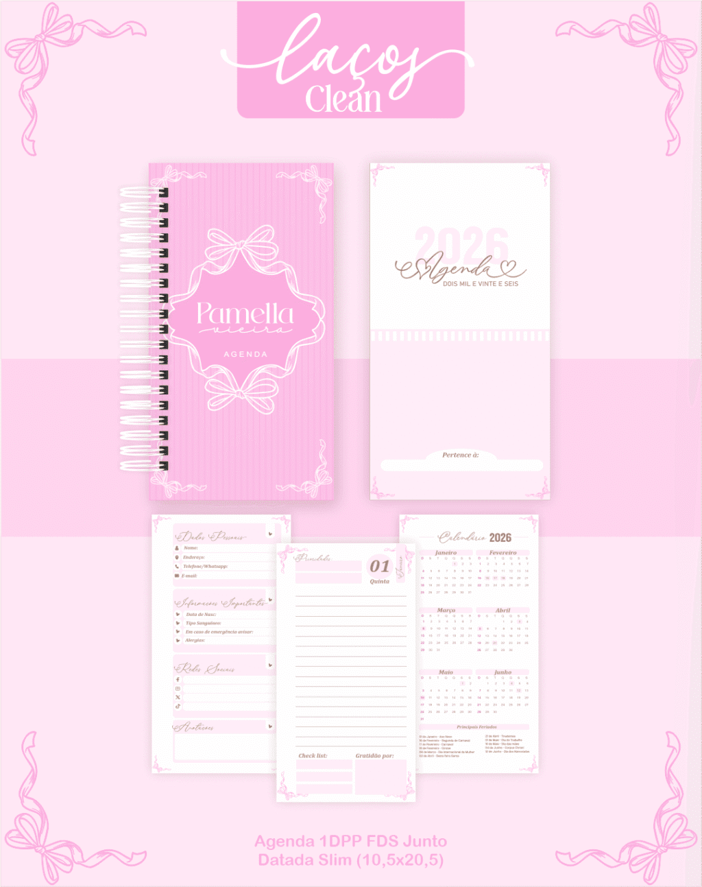 Laços - Agendas | Planners 2026 (Pamella) - Imagem 3
