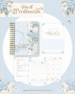 Profissões 2026: Floral Azul (Pamella) - Imagem 5