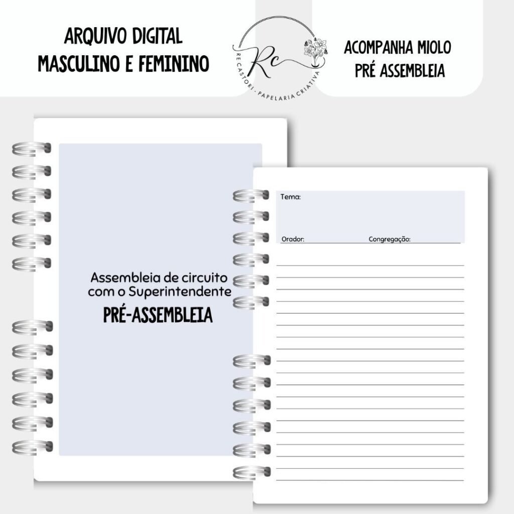 Miolo Neutro Assembleia de Circuito 2025/2026 – FEMININO E MASCULINO S/TEMA(Re Castori) - Imagem 7