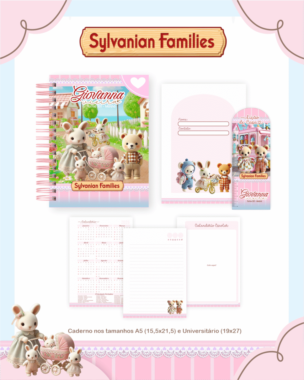 Silvanian Families - Escolar 1.0 2026 (Pamella) - Imagem 4