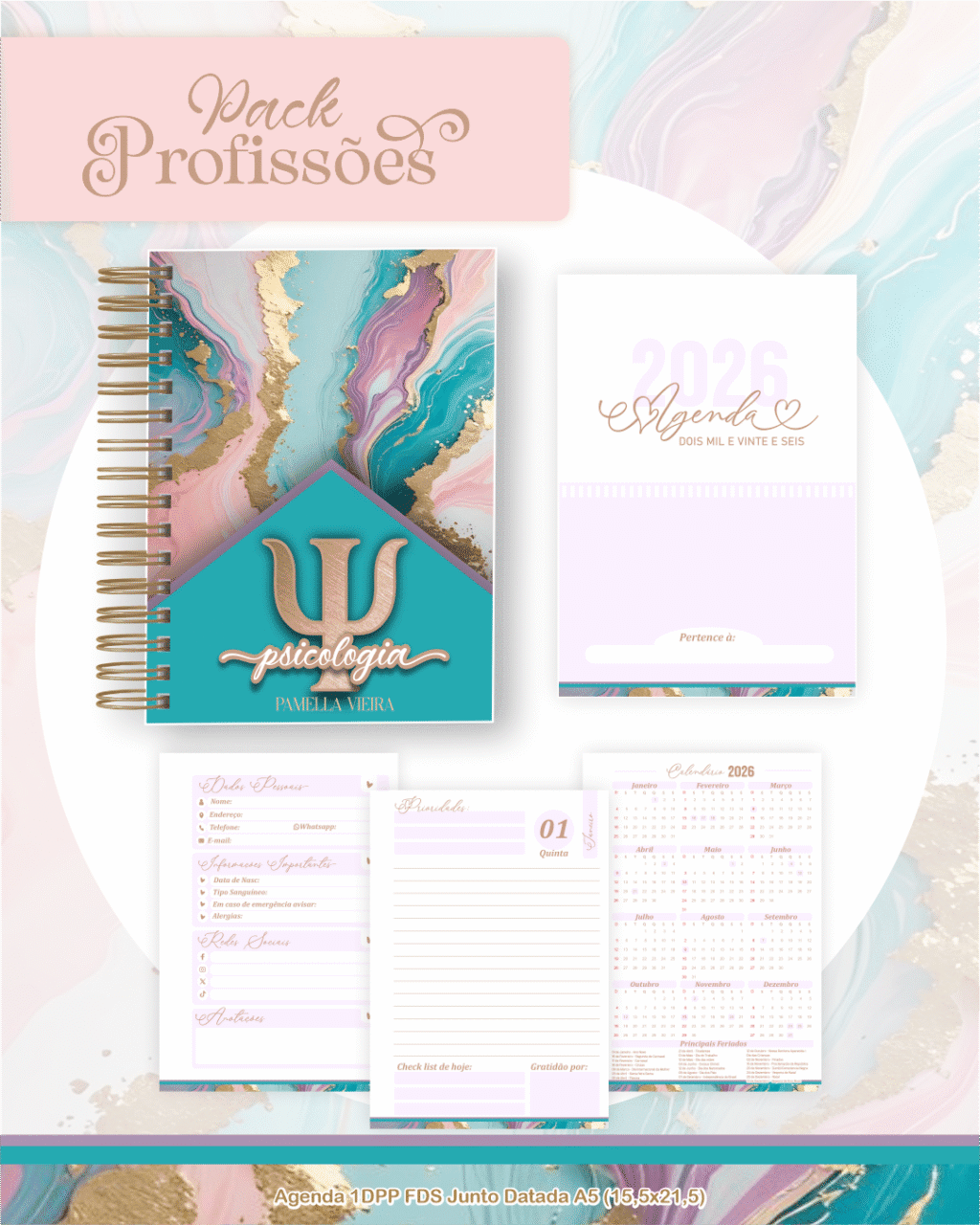 Profissões 2026: Luxo Azul Tiffany (Pamella) - Imagem 3