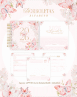Alfabeto Borboletas - Agendas | Planners 2026 (Pamella) - Imagem 4