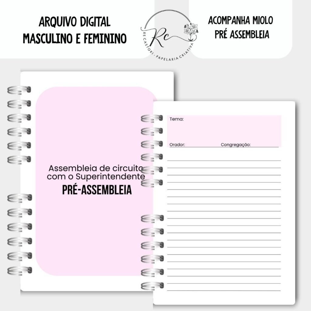 Miolo Neutro Assembleia de Circuito 2025/2026 – FEMININO E MASCULINO S/TEMA(Re Castori) - Imagem 6