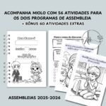 Kit Caderno Infantil Atividades Assembleias 2025 |2026 (Re Castori) - Imagem 4