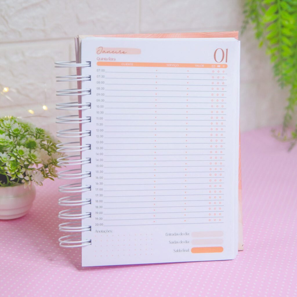 Combo Agendamentos 2026 + Perm. Datado + Perm. Não Datado Col. Vagalume (Amarantto) - Imagem 5