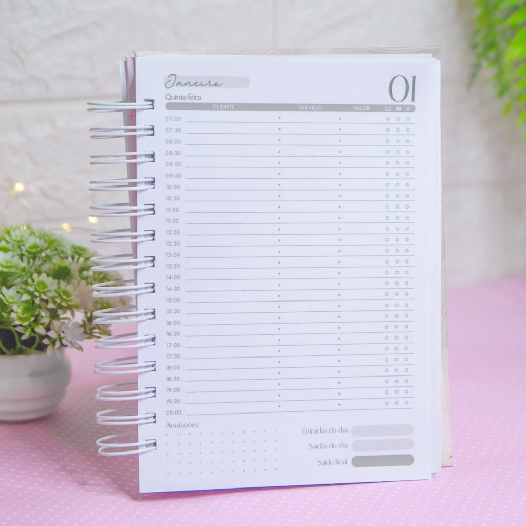 Combo Agendamentos 2026 + Perm. Datado + Perm. Não Datado Col. Vagalume (Amarantto) - Imagem 2