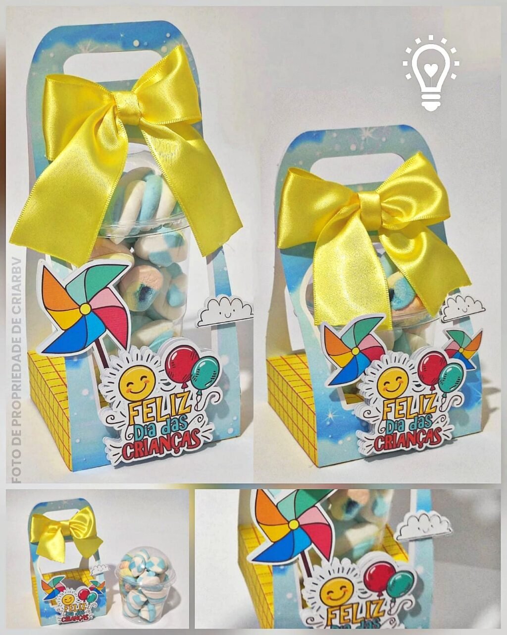 Caixa Copo Bolha 150ml | 300ml - Dia das Crianças - Imagem 1