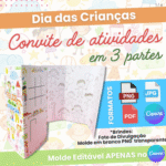 Molde Convite de Atividades 3 partes