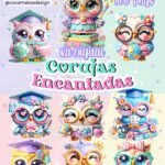 Corujas Encantadas - Kit Digital