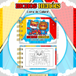 Bichinhos Herois - Mini Livro Colorir (Lina)