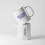 Mockup 2 Canecas Brancas empilhada (PSD)