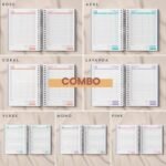 Combo Agendamentos 2026 + Perm. Datado + Perm. Não Datado Col. Vagalume (Amarantto)