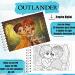 Outlander-  Livro Colorir A5 | A4