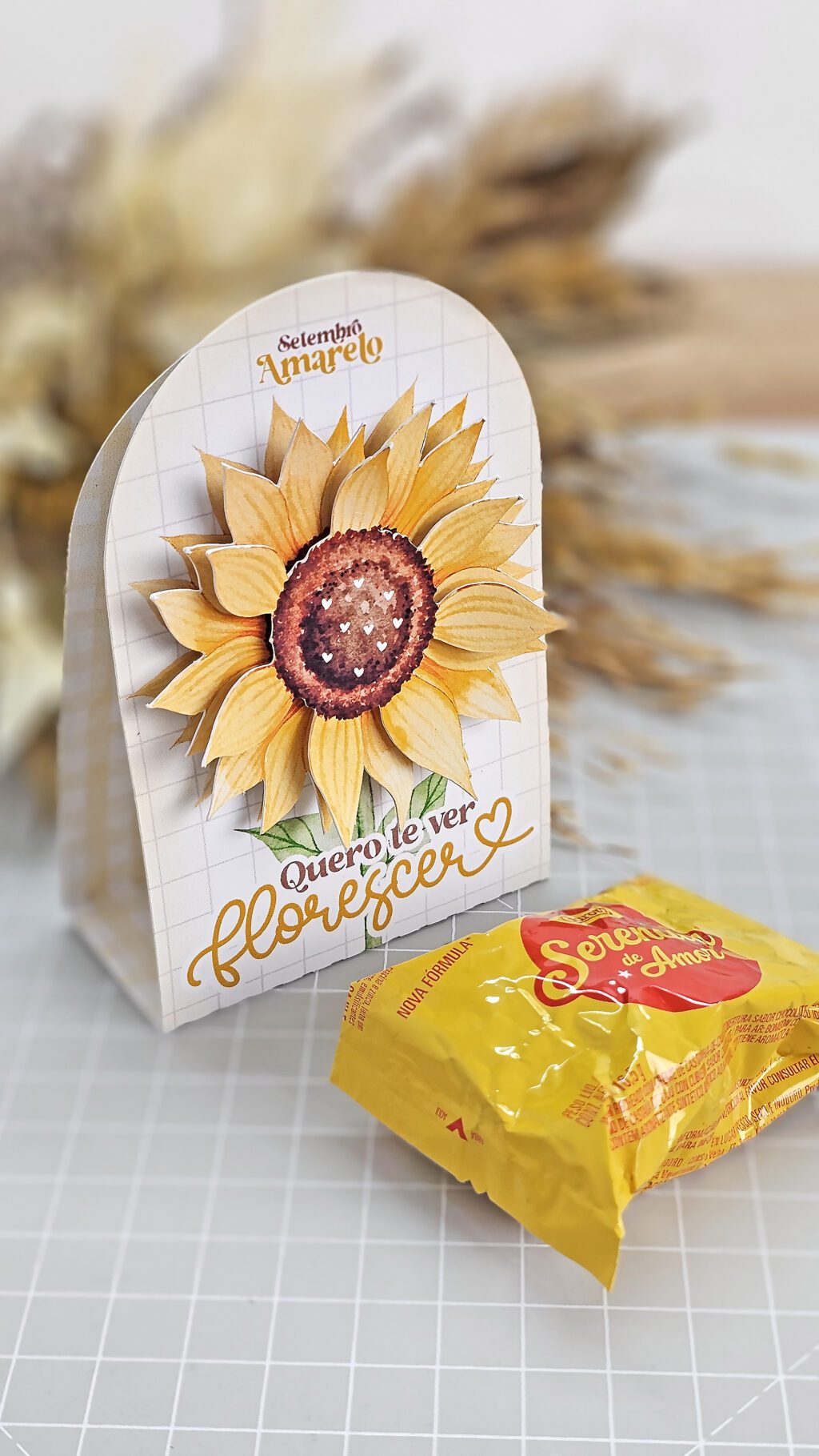 Porta bombom - Setembro Amarelo - Imagem 1