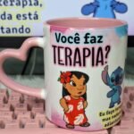 Stitch Agressividade Crônica - Arte Avulsa Caneca