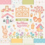 Jardim Secreto 2 – Cliparts em aquarela - Kit Digital