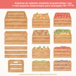 Quitandinha – Cliparts em aquarela - Kit Digital - Imagem 6