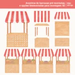 Quitandinha – Cliparts em aquarela - Kit Digital - Imagem 4