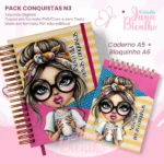 PACK Caderno Pautado A5+Bloquinho A6 – Conquistas N3