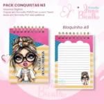 PACK Caderno Pautado A5+Bloquinho A6 – Conquistas N3 - Imagem 3