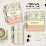 Kit Shabby Chic - Capas + Divisórias (Moldes da Lê)