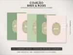 Kit Birds Roses - Capas + Divisórias (Moldes da Lê) - Imagem 3