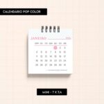 Calendário Pop Color 2026 (Trilha do Papel) - Imagem 11