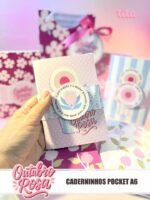 Outubro Rosa 2025 - Caderninho Pocket A6 (Tita) - Imagem 7